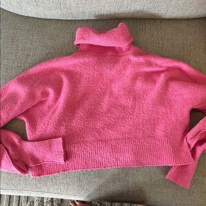 Urban Outfitters Pink Turtleneck Sweater